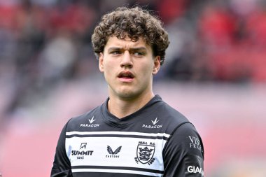 Lewis Martin Hull FC, 16. Betfred Süper Lig karşılaşmasında Salford Red Devils vs Hull FC 'ye karşı Salford Community Stadyumu, Eccles, İngiltere, 7 Temmuz 2024 