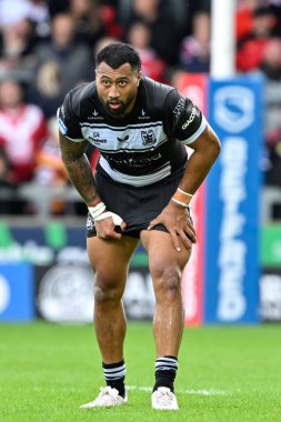 Ligi Sao Hull FC, Betfred Süper Lig 16. Maçı sırasında Salford Red Devils, Hull FC 'ye karşı Salford Community Stadyumu, Eccles, İngiltere, 7 Temmuz 2024 