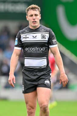 Jake Trueman Hull FC, Betfred Süper Lig 16. Raundunda Salford Red Devils vs Hull FC 'ye karşı Salford Community Stadyumu, Eccles, İngiltere, 7 Temmuz 2024 