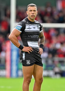 Carlos Tuimavave Hull FC, Betfred Süper Lig 16. Raundunda Salford Red Devils, Hull FC 'ye karşı Salford Community Stadyumu, Eccles, İngiltere, 7 Temmuz 2024 