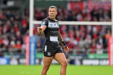 Carlos Tuimavave Hull FC, Betfred Süper Lig 16. Raundunda Salford Red Devils, Hull FC 'ye karşı Salford Community Stadyumu, Eccles, İngiltere, 7 Temmuz 2024 