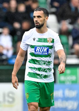 The New Saints 'ten Jordan Williams UEFA Şampiyonlar Ligi - Birinci ön eleme maçı The New Saints vs Dei, Park Hall Stadyumu, Oswestry, İngiltere, 9 Temmuz 2024 