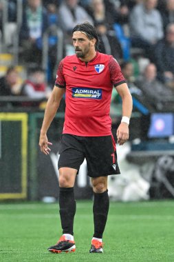 FK Deiduring the UEFA Şampiyonlar Ligi - 1. Ön eleme Turu maçı The New Saints vs Dei, Park Hall Stadyumu, Oswestry, İngiltere, 9 Temmuz 2024 