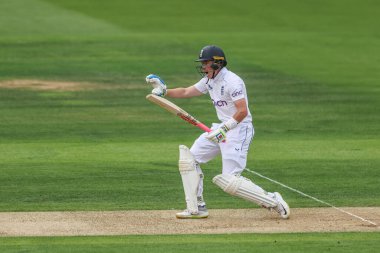 İngiltere Kralı Ollie Pope, 1. Rothesay Deneme Maçı 'nda, İngiltere - Batı Hint Adaları - Lords, Londra, İngiltere, 10 Temmuz 2024' te koşu çağrısı yapmadı. 