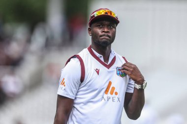 Batı Hint Adaları 'ndan Jayden Seales 1. Rothesay Deneme Maçı 1. Gün İngiltere - Batı Hint Adaları Lords, Londra, İngiltere, 10 Temmuz 2024 