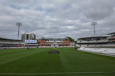 1. Rothesay Test Maçı 'nda Lord' s Pavilion 'un genel görünümü. 1. İngiltere - Batı Hint Adaları - Lords, Londra, İngiltere, 10 Temmuz 2024 