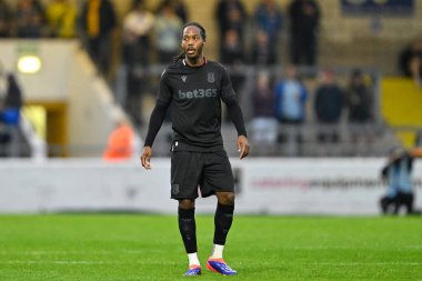 Stoke City 'den Daniel Johnson, 11 Temmuz 2024' te Chester-Stoke City maçında Deva Stadyumu 'nda karşı karşıya geldi. 