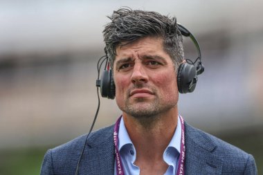 Eski İngiltere kriket oyuncusu Sir Alastair Cook CBE Rothesay Birinci Sınav Maçı 'nda İngiltere - Batı Hint Adaları - Lords, Londra, Birleşik Krallık, 12 Temmuz 2024 