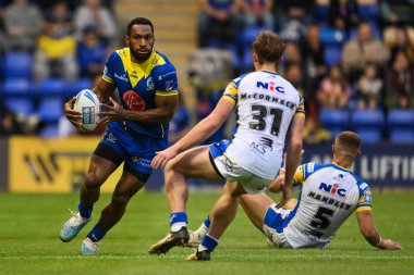 Warrington Wolves 'tan Rodrick Tai, 17. Betfred Süper Lig Turu' nda Warrington Wolves - Leeds Rhinos maçında 11 Temmuz 2024 'te Warrington, İngiltere' deki Halliwell Jones Stadyumu 'nda ilk hamlesini yaptı. 