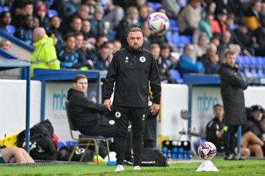 Calum McIntyre manager of Chester during the Pre-season friendly match Chester vs Stoke City at Deva Stadium, Chester, United Kingdom, 11th July 2024  clipart