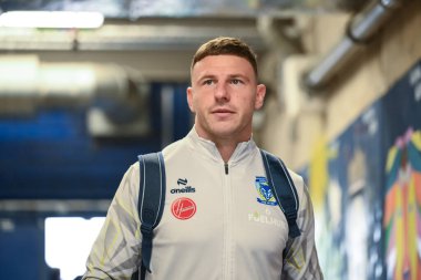 Warrington Wolves 'tan George Williams, 17. Betfred Süper Lig Turu' nda Warrington Wolves - Leeds Rhinos maçında Halliwell Jones Stadyumu, Warrington, İngiltere 'de 11 Temmuz 2024  