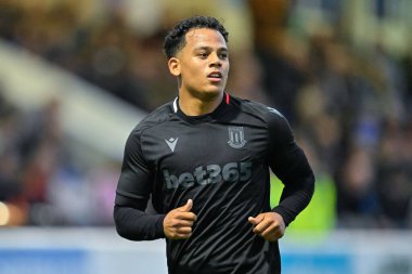 Stoke City 'den Milyon Manhoef sezon öncesi dostluk maçı sırasında Chester-Stoke City, Deva Stadyumu, Chester, İngiltere, 11 Temmuz 2024 