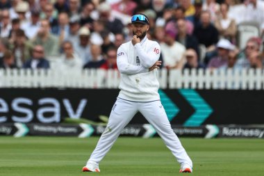 İngiltere 'den Ben Duckett Rothesay Birinci Sınav Günü' nde Batı Hint Adaları 'na karşı Lords, Londra, İngiltere, 12 Temmuz 2024 