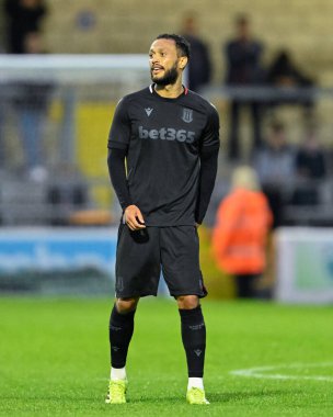 Stoke City 'den Lewis Baker, 11 Temmuz 2024' te Chester-Stoke City maçında Deva Stadyumu 'nda karşı karşıya geldi. 