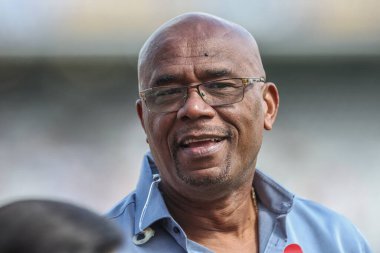 Eski Batı Hint Adaları efsanesi Brian Lara Rothesay Test Maçı İkinci Gün İngiltere - Batı Hint Adaları Lords, Londra, İngiltere, 11 Temmuz 2024 