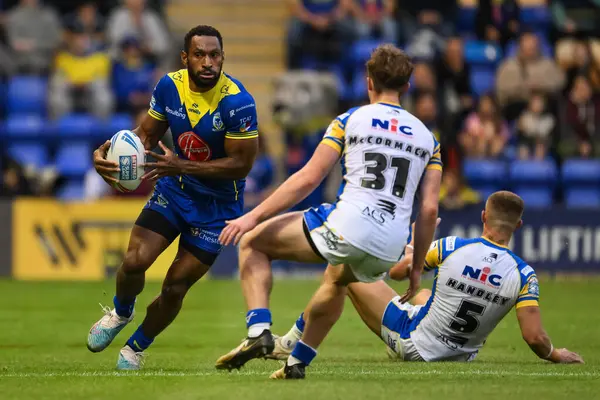 Warrington Wolves 'tan Rodrick Tai, 17. Betfred Süper Lig Turu' nda Warrington Wolves - Leeds Rhinos maçında 11 Temmuz 2024 'te Warrington, İngiltere' deki Halliwell Jones Stadyumu 'nda ilk hamlesini yaptı. 