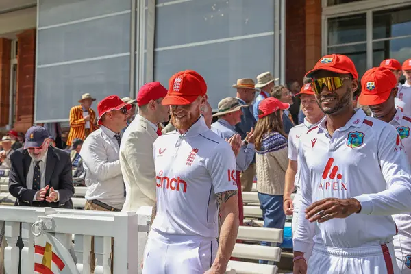 İngiltere 'den Ben Stokes, Rothesay Test Maçı 2. Gün İngiltere - Batı Hint Adaları Lords, Londra, Birleşik Krallık, 11 Temmuz 2024 