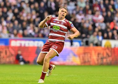 St. Helens 'ten Harvie Hill, 17. Betfred Süper Lig karşılaşmasında Wigan Warriors, St. Helens' e karşı 12 Temmuz 2024 'te Wigan Stadyumu' nda oynanacak. 