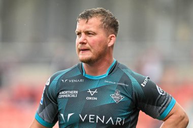 Huddersfield Giants 'tan Adam Milner 17. Betfred Süper Lig karşılaşmasında Leigh Leopards' a karşı Huddersfield Giants Leigh Spor Köyü, Leigh, İngiltere, 13 Temmuz 2024 
