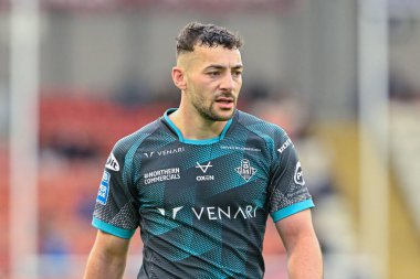 Huddersfield Giants 'dan Jake Connor 17. Betfred Süper Lig karşılaşmasında Leigh Leopards' a karşı Huddersfield Giants Leigh Spor Köyü, Leigh, İngiltere, 13 Temmuz 2024 