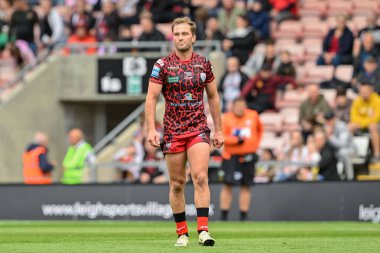 Leigh Leoparları 'ndan Matt Moylan 17. Betfred Süper Lig karşılaşmasında Leigh Leopards' a karşı Huddersfield Giants Leigh Spor Köyü, Leigh, İngiltere, 13 Temmuz 2024 