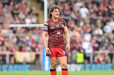 Leigh Leoparları 'ndan Robbie Mulhern 17. Betfred Süper Lig karşılaşmasında Leigh Leopards' a karşı Huddersfield Giants Leigh Spor Köyü, Leigh, İngiltere, 13 Temmuz 2024 
