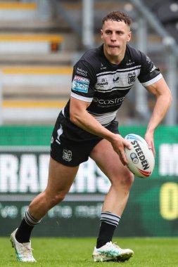 Hull FC 'den Jake Trueman 17. Betfred Süper Lig karşılaşmasında Hull FC, Hull KR' a karşı MKM Stadyumu, Hull, Birleşik Krallık, 13 Temmuz 2024 