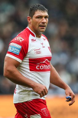 Ryan Hall of Hull KR, 17. Betfred Süper Lig karşılaşmasında Hull FC, Hull KR 'a karşı MKM Stadyumu, Hull, Birleşik Krallık, 13 Temmuz 2024 