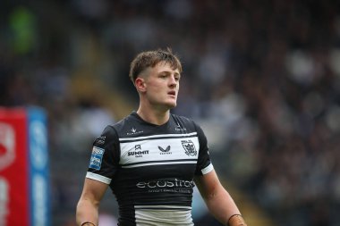 Hull FC 'den Davy Litten 17. Betfred Süper Lig karşılaşmasında Hull FC, Hull KR' a karşı MKM Stadyumu, Hull, Birleşik Krallık, 13 Temmuz 2024