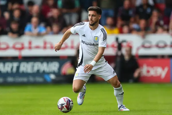 Stock image lex Moreno of Aston Villa during the Pre-season friendly match Walsall vs Aston Villa at Bescot Stadium, Walsall, United Kingdom, 17th July 2024 