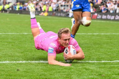 Hull KR 'dan Jez Litten, 20 Temmuz 2024' te Headingley Stadyumu 'nda oynanan 18. Betfred Süper Lig karşılaşmasında Leeds Rhinos' a karşı Hull KR maçına gidiyor.