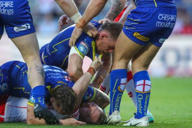 19 Temmuz 2024 'te St Helens - Wicked Stadyumu' nda oynanan 18. Betfred Süper Lig karşılaşmasında sinirler gerildi.