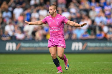 Hull KR takımından Mikey Lewis 18. Betfred Süper Lig karşılaşmasında Leeds Rhinos, Hull KR 'a karşı Headingley Stadyumu, Leeds, İngiltere, 20 Temmuz 2024