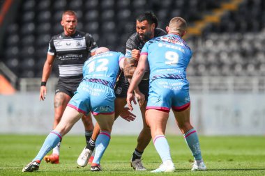 Hull FC 'den Ligi Sao, Wigan Warriors' tan Liam Farrell ve Wigan Warriors 'tan Brad ONeill tarafından 20 Temmuz 2024' te MKM Stadyumu 'nda oynanan Süper Lig karşılaşmasında yenildi.