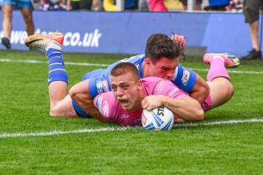 Hull KR 'dan Mikey Lewis, 20 Temmuz 2024' te Headingley Stadyumu 'nda oynanan 18. Betfred Süper Lig karşılaşmasında Leeds Rhinos' a karşı Hull KR maçına çıkıyor.