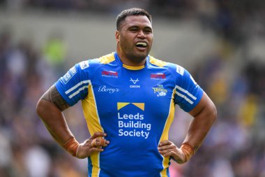 Leeds Rhinos 'tan Sam Lisone, 18. Betfred Süper Lig karşılaşmasında Leeds Rhinos' a karşı Hull KR, Headingley Stadyumu, Leeds, İngiltere, 20 Temmuz 2024