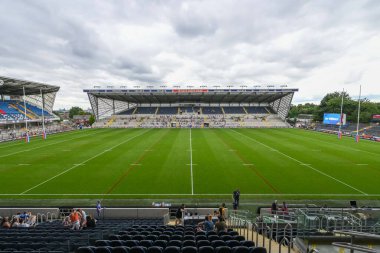 Headingley Stadyumu, Leeds Gergedanlar Evi 18. Betfred Süper Ligi karşılaşması öncesinde Leeds Gergedan Hull KR 'a karşı Headingley Stadyumu, Leeds, İngiltere, 20 Temmuz 2024