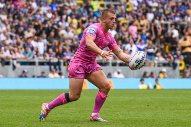 Hull KR 'dan Mikey Lewis, 18. Betfred Süper Lig karşılaşmasında Leeds Rhinos' a karşı Hull KR maçı sırasında Headingley Stadyumu, Leeds, İngiltere 'de 20 Temmuz 2024' te mola verdi.