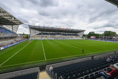 Headingley Stadyumu, Leeds Gergedanlar Evi 18. Betfred Süper Ligi karşılaşması öncesinde Leeds Gergedan Hull KR 'a karşı Headingley Stadyumu, Leeds, İngiltere, 20 Temmuz 2024