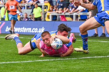 Hull KR 'dan Mikey Lewis, 20 Temmuz 202' de Headingley Stadyumu 'nda oynanan 18. Betfred Süper Lig karşılaşmasında Leeds Rhinos' a karşı Hull KR maçına çıkıyor.