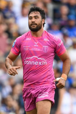 Hull KR takımından Peta Hiku, 18. Betfred Süper Lig karşılaşmasında Leeds Rhinos 'a karşı Hull KR' yi 20 Temmuz 202 'de Headingley Stadyumu' nda yendi.