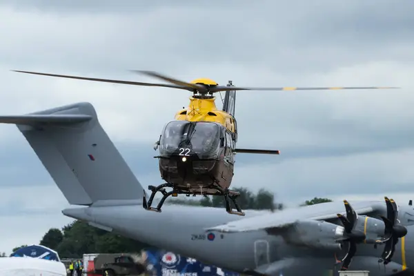 stock image Airbus Helicopters Juno HT1 of 1 FLYING TRAINING SCHOOL Royal Air Force during The Royal International Air Tattoo 2024 Departures Day at RAF Fairford, Cirencester, United Kingdom, 22nd July 2024