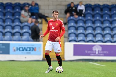 Manchester United takımından James Nolan 24 Temmuz 2024 'te Chester-Manchester United' a karşı Deva Stadyumu 'nda oynanan ön sezon dostluk maçında maç yapıyor.