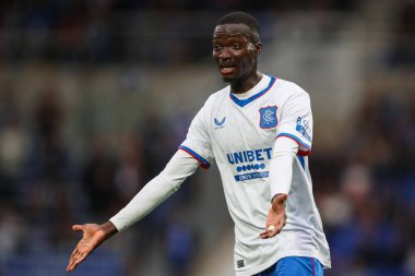 24 Temmuz 2024 'te Birmingham City' nin St Andrews, Birmingham, Birleşik Krallık 'ta Rangers' a karşı oynadığı sezon öncesi hazırlık maçında Mohammed Diomande