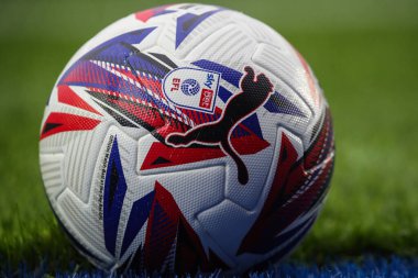24 Temmuz 2024 'te Birmingham City' nin St Andrews, Birmingham, Birleşik Krallık 'ta Rangers' a karşı oynadığı maç sırasında Sky Bet EFL maçı topu.