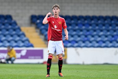 Manchester United takımından Tyler Fletcher 24 Temmuz 2024 'te Chester-Manchester United maçında Deva Stadyumu' nda karşı karşıya geldi.