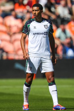 Sunderland 'dan Jobe Bellingham sezon öncesi dostluk maçı sırasında Blackpool Sunderland' a karşı Bloomfield Road, Blackpool, Birleşik Krallık, 27 Temmuz 2024