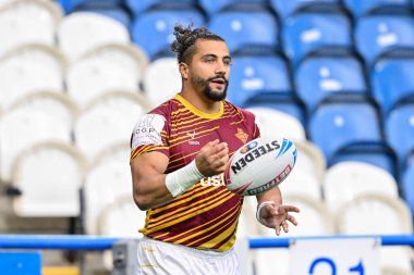 Huddersfield Giants takımından Ashton Golding, John Smith Stadyumu, Huddersfield, İngiltere 'de 25 Temmuz 2024' te oynanan 19.