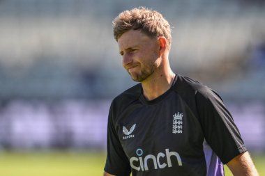 3. Rothesay Test Maçı 'nda İngiltere' nin Batı Hint Adaları 'na karşı Edgbaston, Birmingham, Birleşik Krallık, 28 Temmuz 2024' te Joe Root