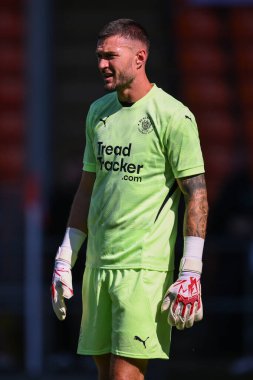 Blackpool 'dan Richard O' Donnell sezon öncesi dostluk maçı sırasında Blackpool Sunderland 'a karşı Bloomfield Road, Blackpool, Birleşik Krallık, 27 Temmuz 2024